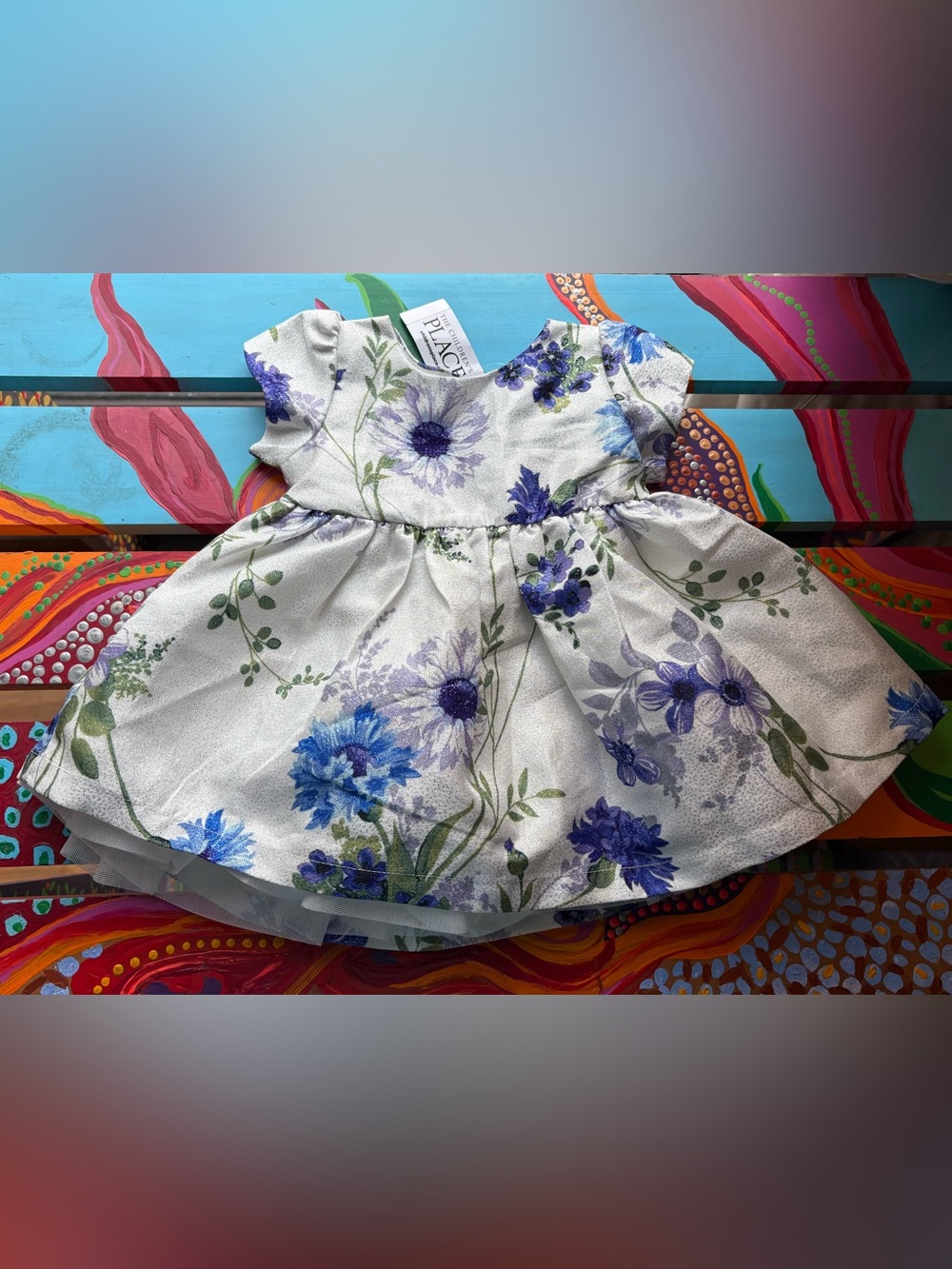 The Children's Place 2 Piece Floral Print Flare Dress